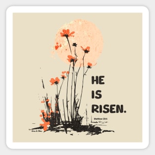 He is Risen Sticker